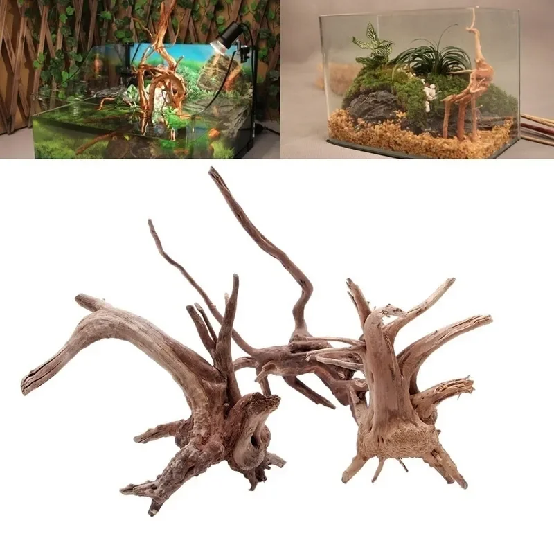 Aquarium Fish Enrichment - Doğal ağaç gövdesi Driftwood akvaryum balık