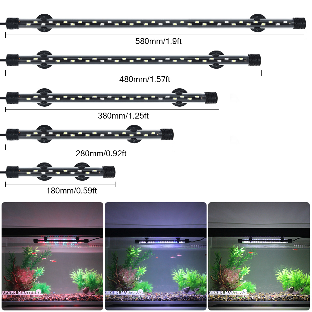 Aquarium Fish Enrichment - Akvaryum Işık LED Bitki Büyümek Lamba