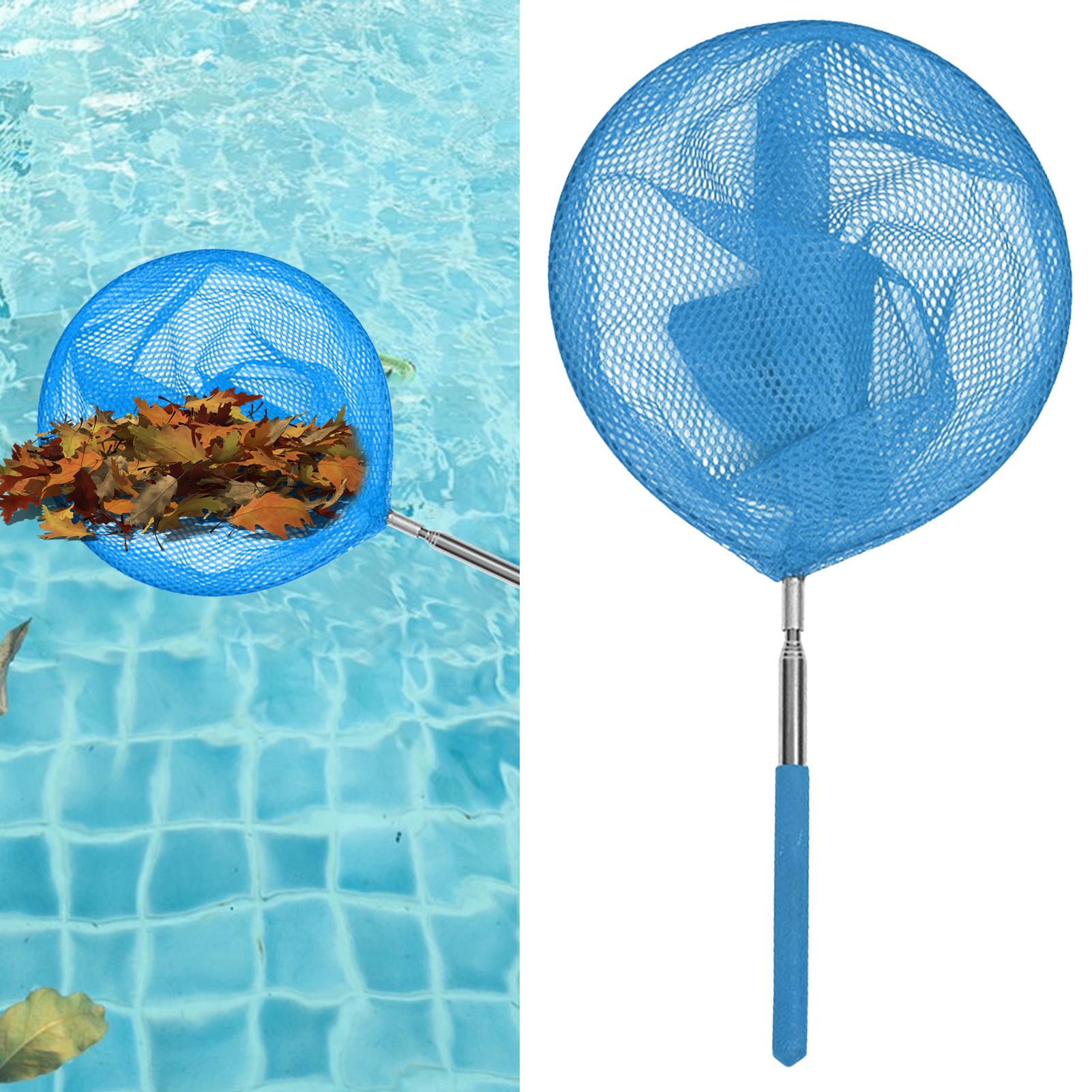 Aquarium Fish Net - Paslanmaz çelik teleskopik havuz temizleme filesi,