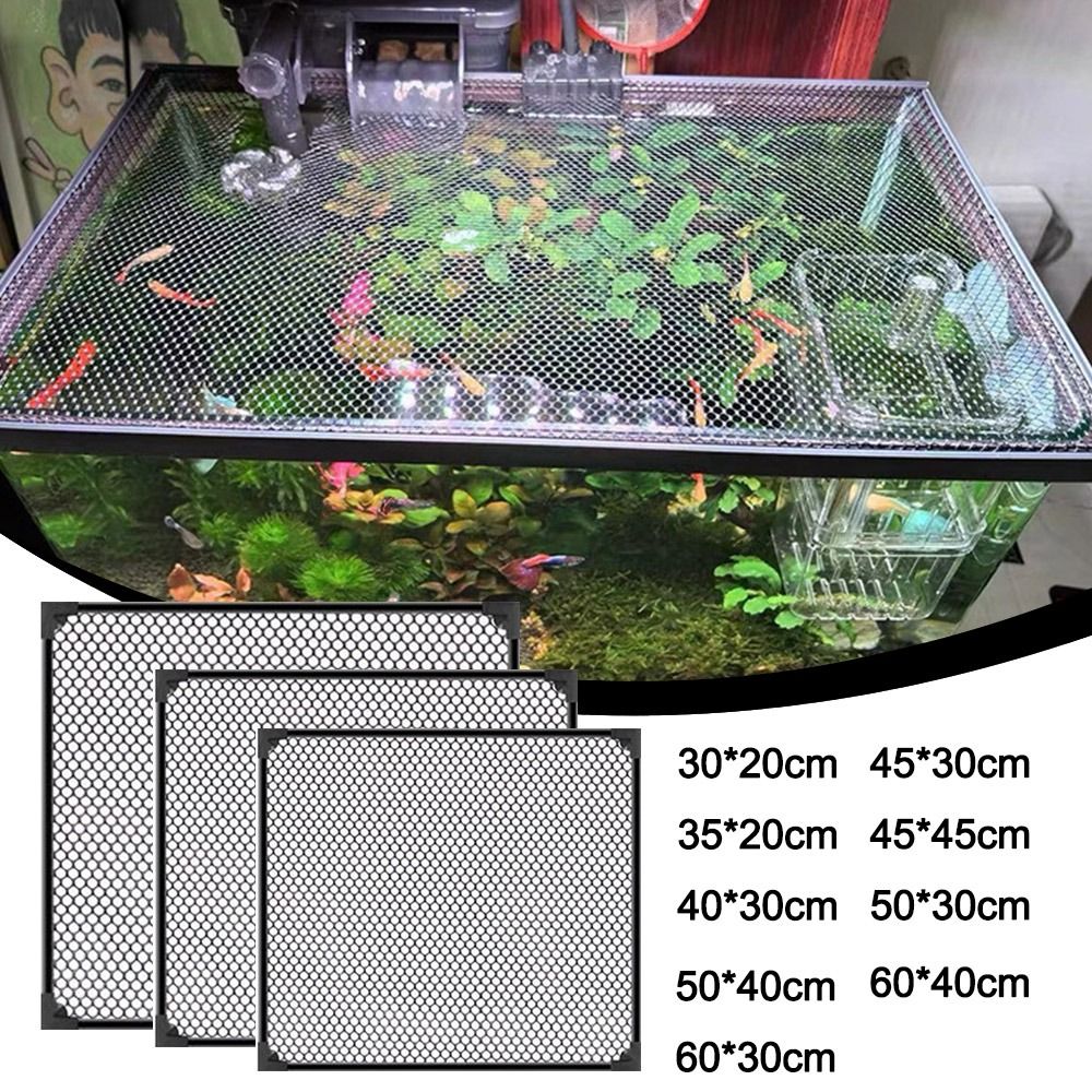Aquarium Fish Net - Dayanıklı Manyetik Balık Tankı Kapağı DIY