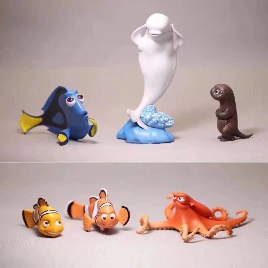 Sevimli 6 PC Bebek Heykeli Bal - Aquarium Fish Dolphin incelemesi ve fiyatı