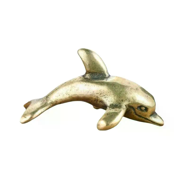 Pirinç Yunus Figürü Vintage El - Aquarium Fish Dolphin incelemesi ve fiyatı