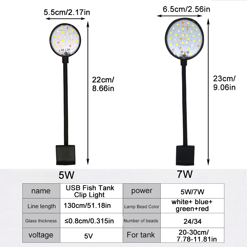 USB Akvaryum LED Lambası Balık - Aquarium Fish Enrichment incelemesi ve fiyatı