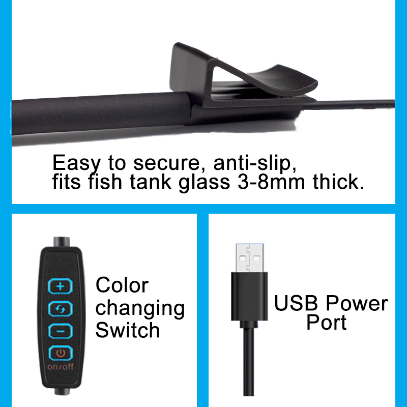 USB Akvaryum LED Lambası Balık - Aquarium Fish Enrichment incelemesi ve fiyatı
