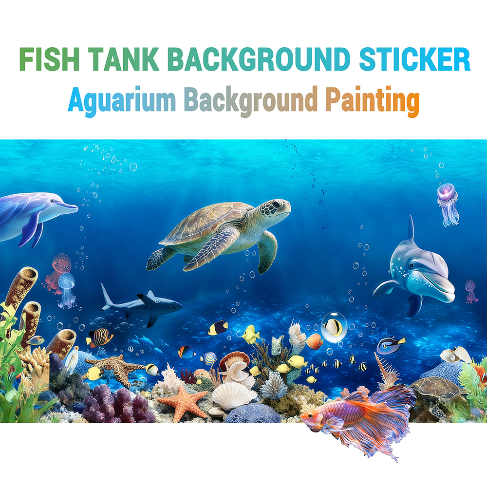 Akvaryum Arka Planı, Balık Tan - Aquarium Fish Dolphin incelemesi ve fiyatı