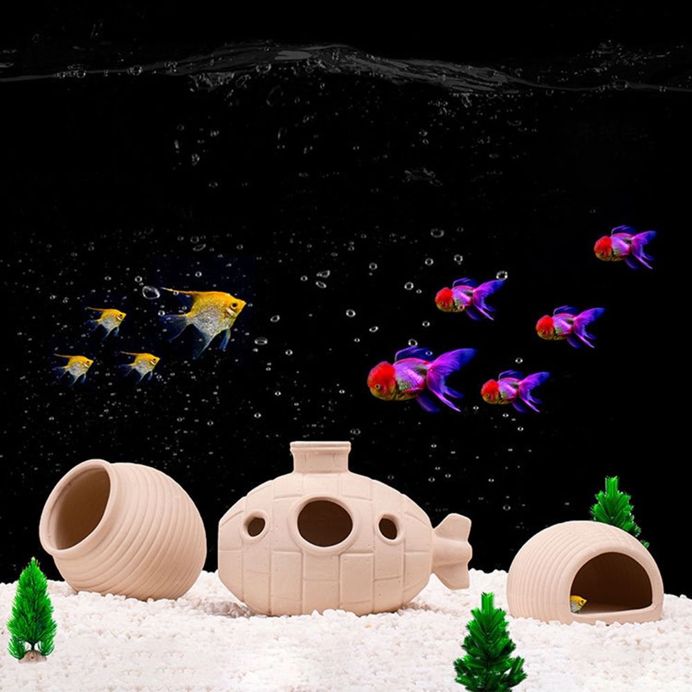 Seramik Akvaryum Karides Sakla - Aquarium Fish Hide incelemesi ve fiyatı
