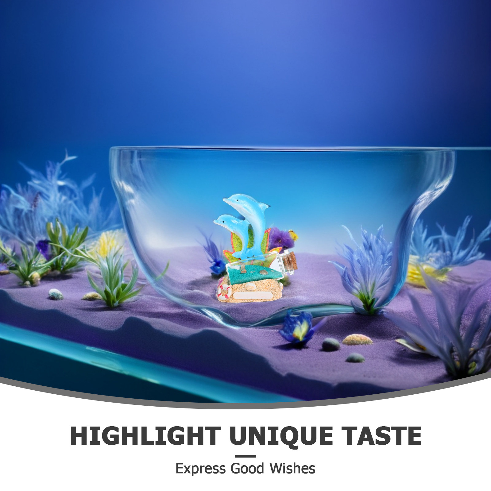 Yunus Heykeli, Drift Şişesi, R - Aquarium Fish Dolphin incelemesi ve fiyatı