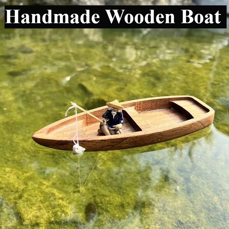 El yapımı Ahşap Tekne Mini Yüz - Aquarium Fish Hide incelemesi ve fiyatı