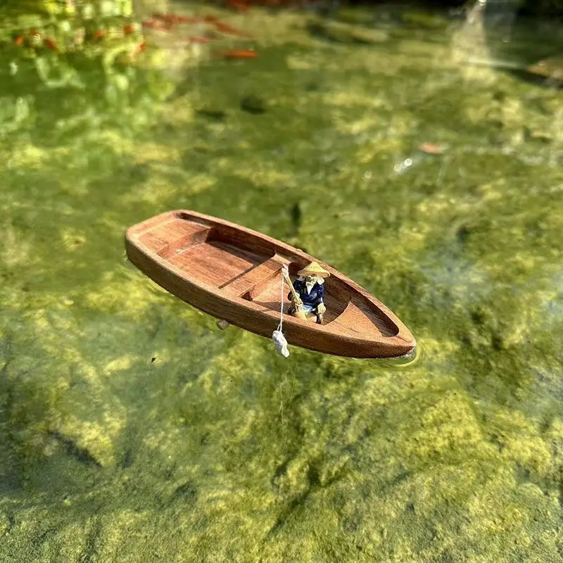 El yapımı Ahşap Tekne Mini Yüz - Aquarium Fish Hide incelemesi ve fiyatı