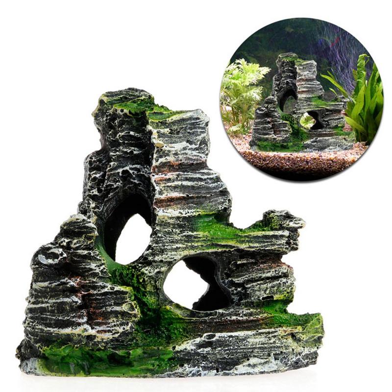 Akvaryum kumtaşı dekorasyon ba - Aquarium Fish Hide incelemesi ve fiyatı