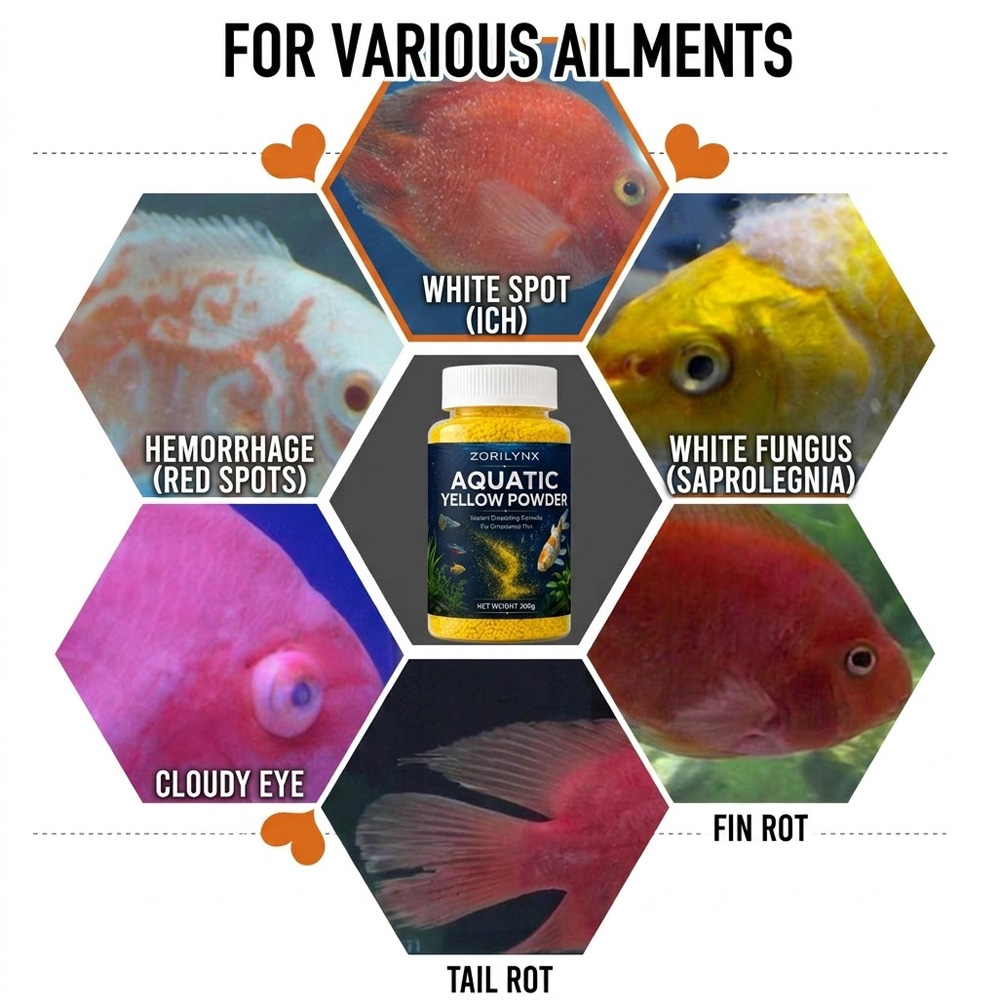 Suda Çözünen Sarı Toz Granülle - Aquarium Fish Yellow incelemesi ve fiyatı