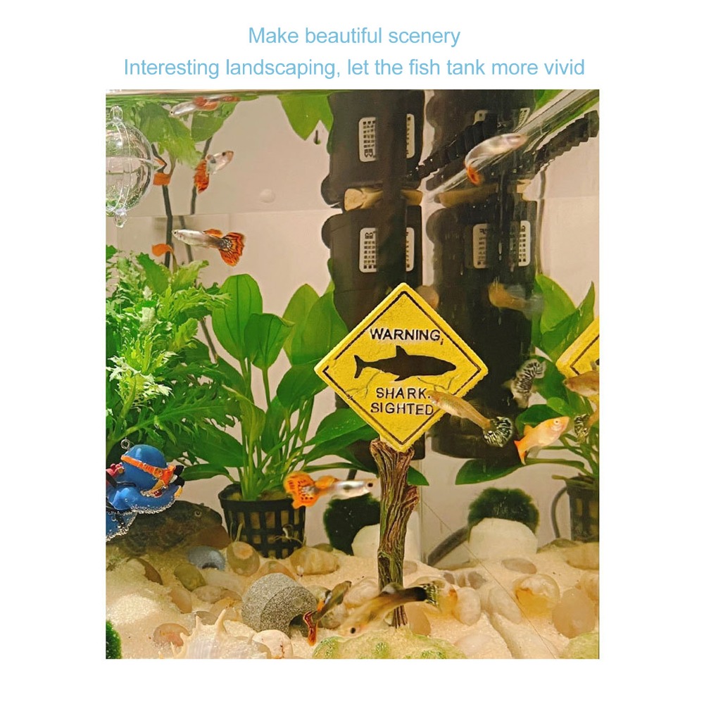 Reçine Köpekbalığı Uyarı Levha - Aquarium Fish Yellow incelemesi ve fiyatı