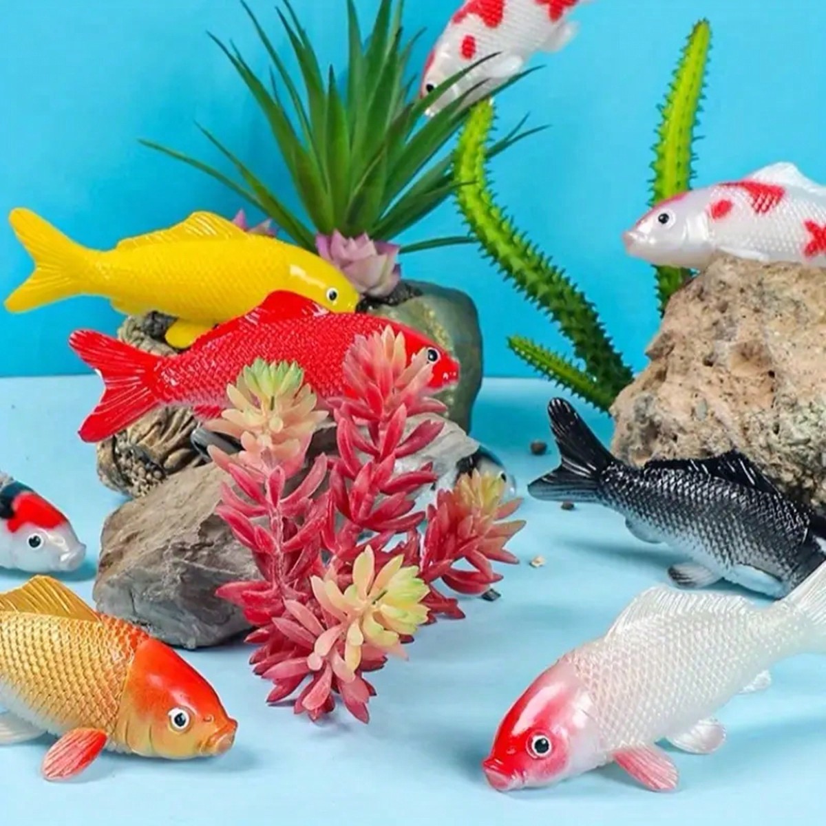 Akvaryumlar için 2 adet Renkli - Aquarium Fish Yellow incelemesi ve fiyatı